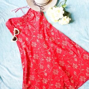 J Crew Plus Size Beach Halter Floral Midi Dress 14